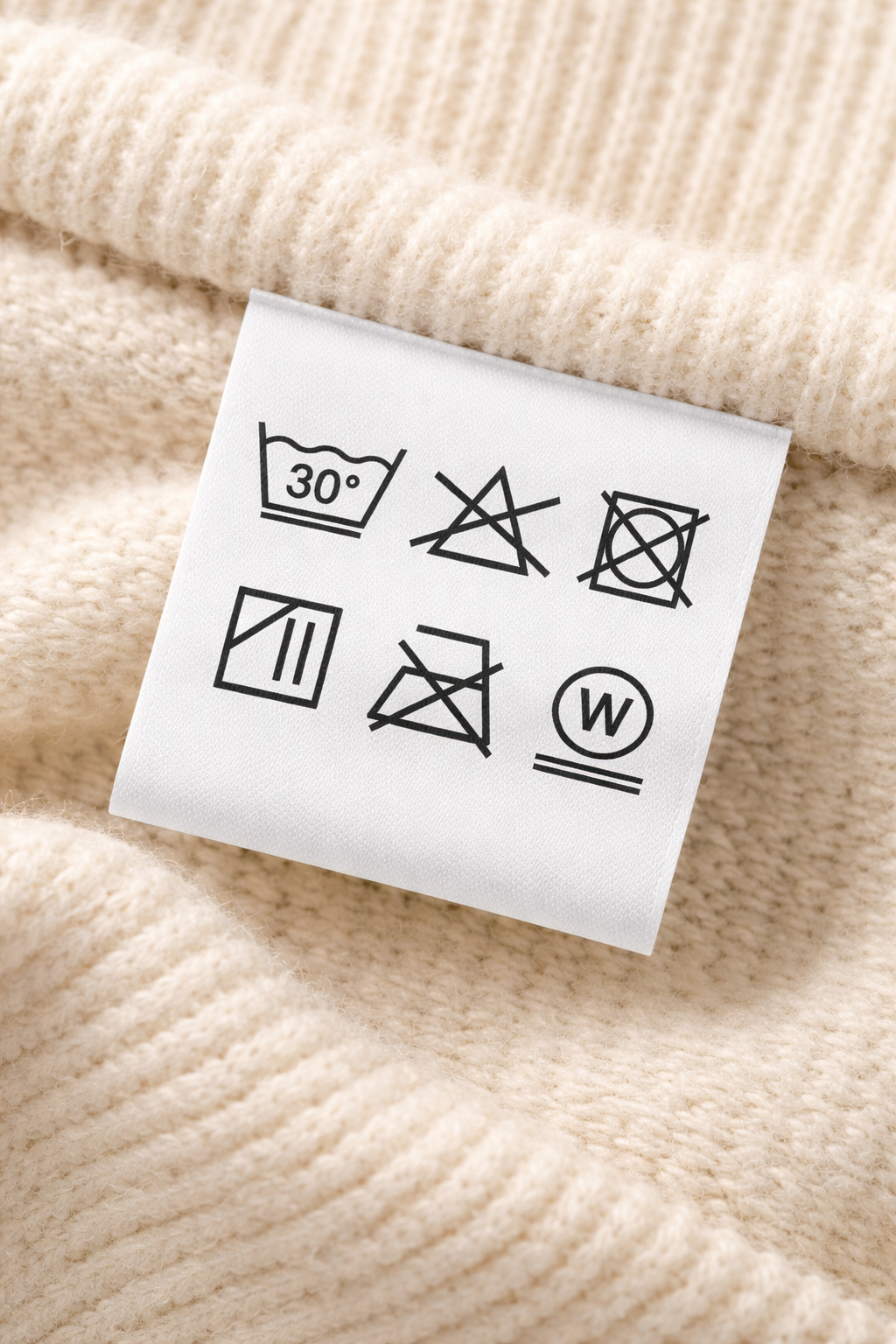 Расшифровка символов по уходу за одеждой из шерсти