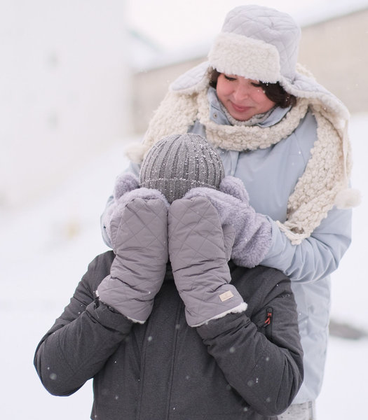 Варежки из шерсти Варежки из шерсти
