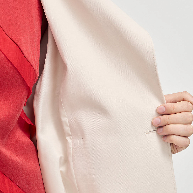 Плащ В26.Ш97.139 тёплый белый