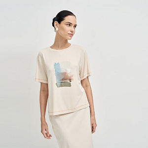 Блуза В26.Ш45.545 византийская мозаика