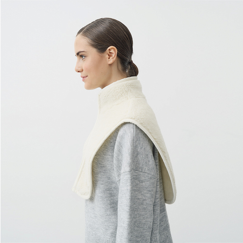 Повязка (воротник меховой) Лила белый