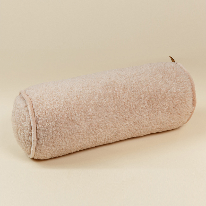 Подушка (Валик круглый) бежевый