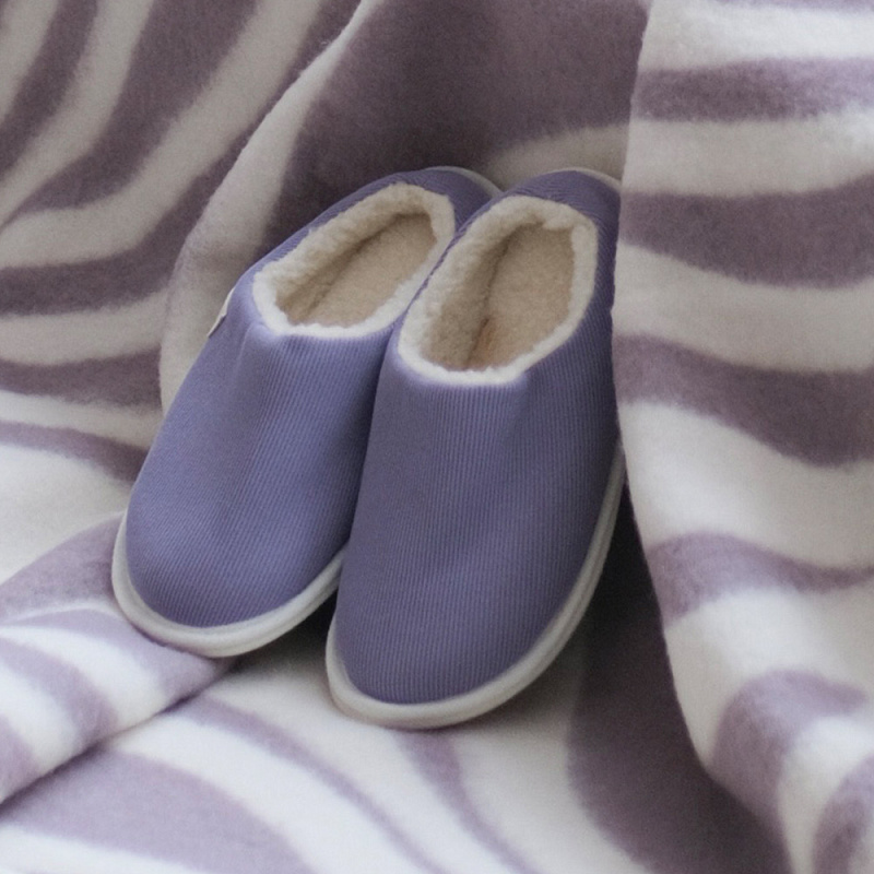 Домашние тапочки Горизонт пыльная сирень