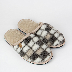 Домашние тапочки Меринос клетка