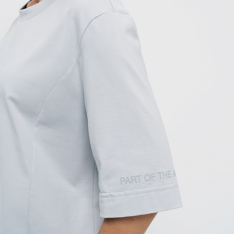 Блуза В25.Ш45.279 серый мел