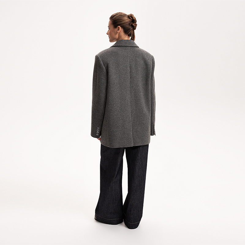 Полупальто О25.Ш98.141 грозовое небо