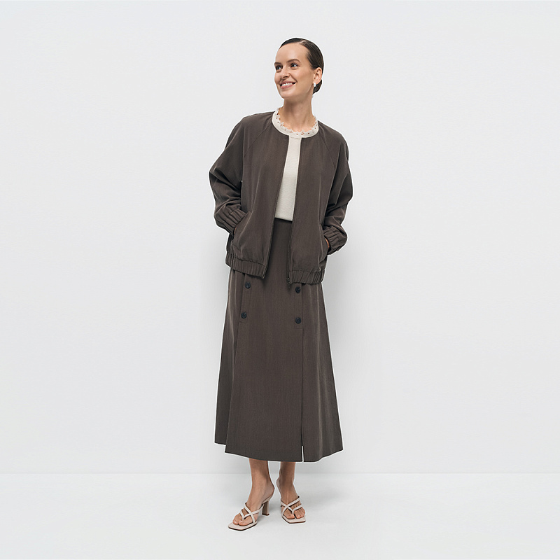 Куртка (бомбер) В25.Ш95.136 амаретто