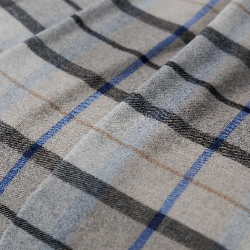 Плед Тревизо серая клетка