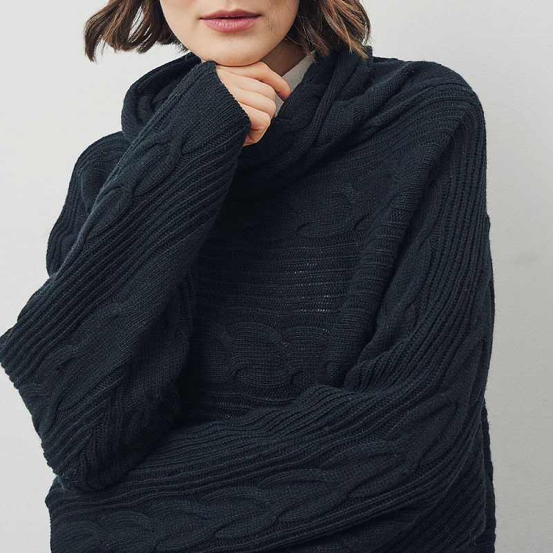 Пуловер О24.Т80.232 сумеречный черный