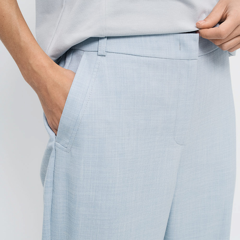 Брюки В25.Ш21.387 голубой перламутр