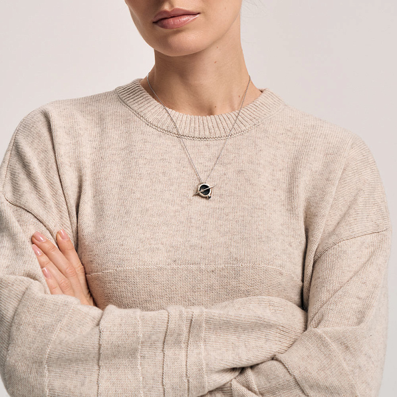 Пуловер О25.Т80.252 лунный кратер