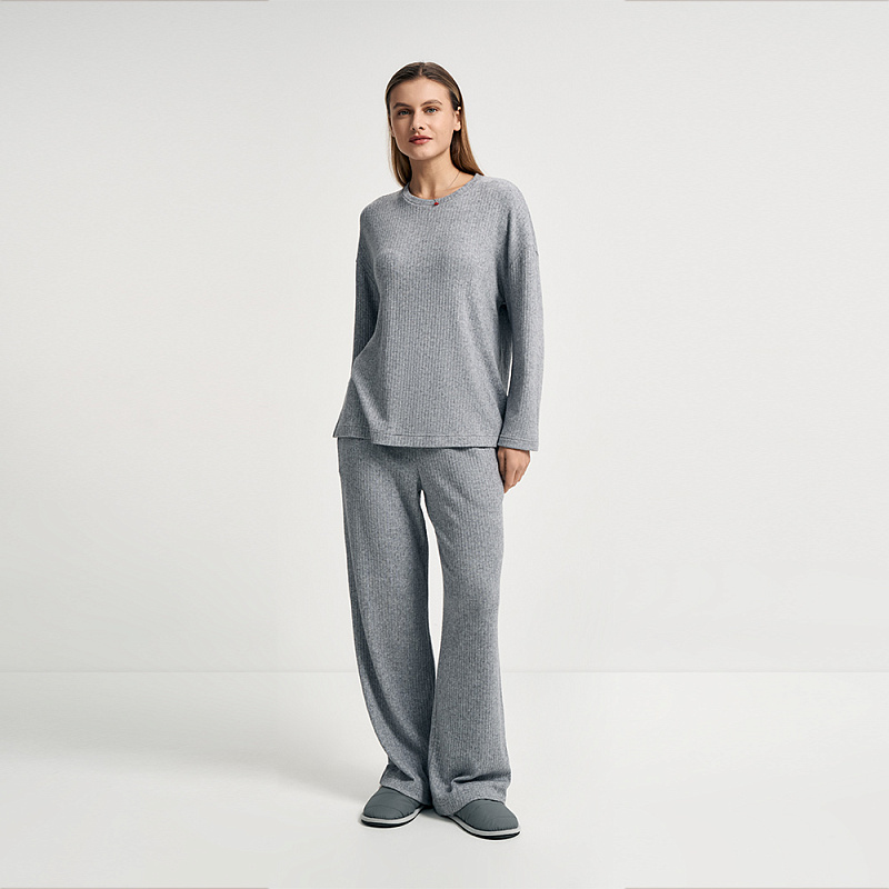 Костюм Серебристый туман (блуза+брюки)