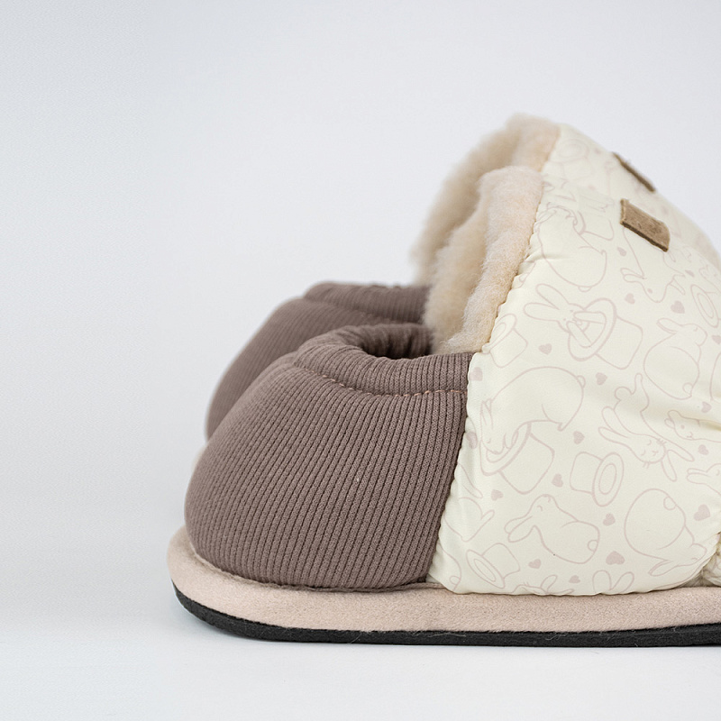 Домашние тапочки Юта кремовый