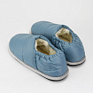 Домашние тапочки Мирт голубой