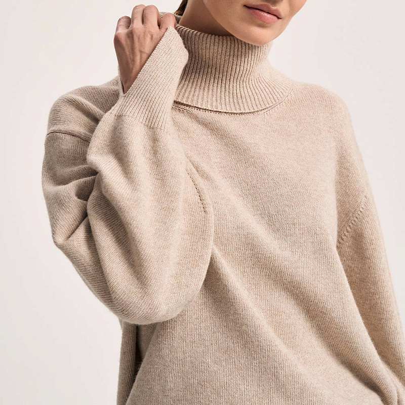 Пуловер О25.Т80.254 перламутровый кварц