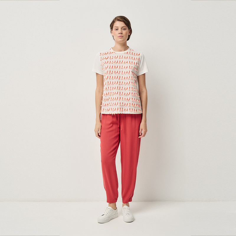 Блуза BAS.Ш45.264 рыжая бахрома