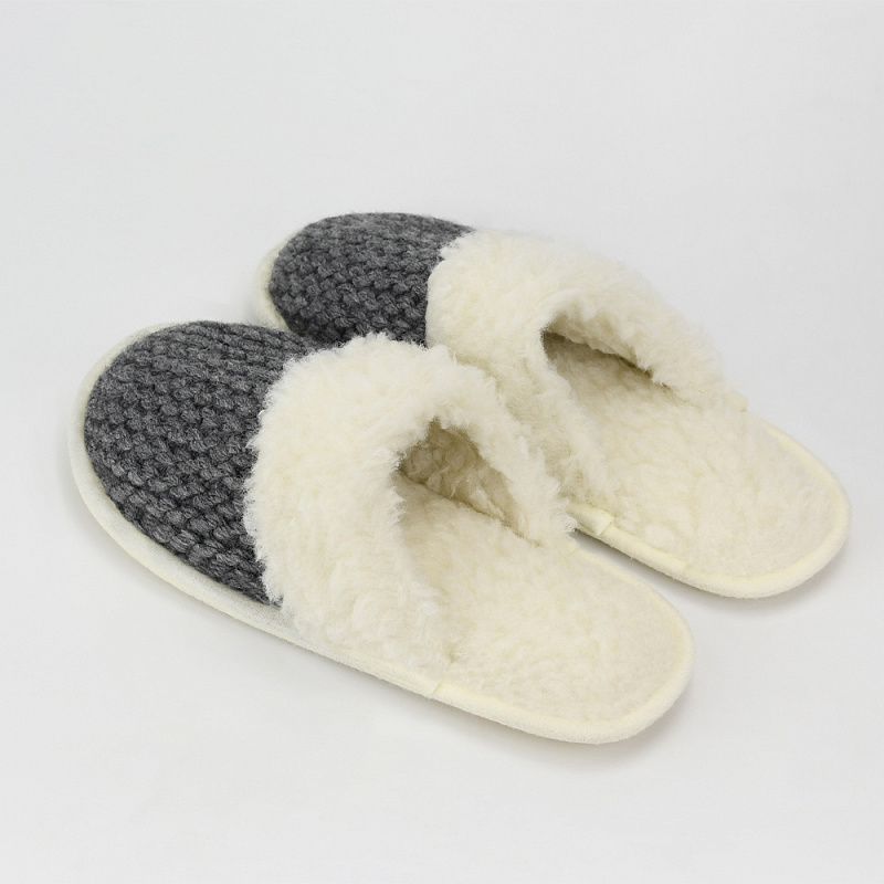 Домашние тапочки Эрия серый
