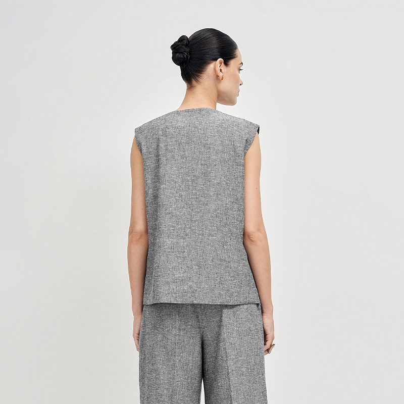 Жилет В26.Ш01.039 мраморная пыль