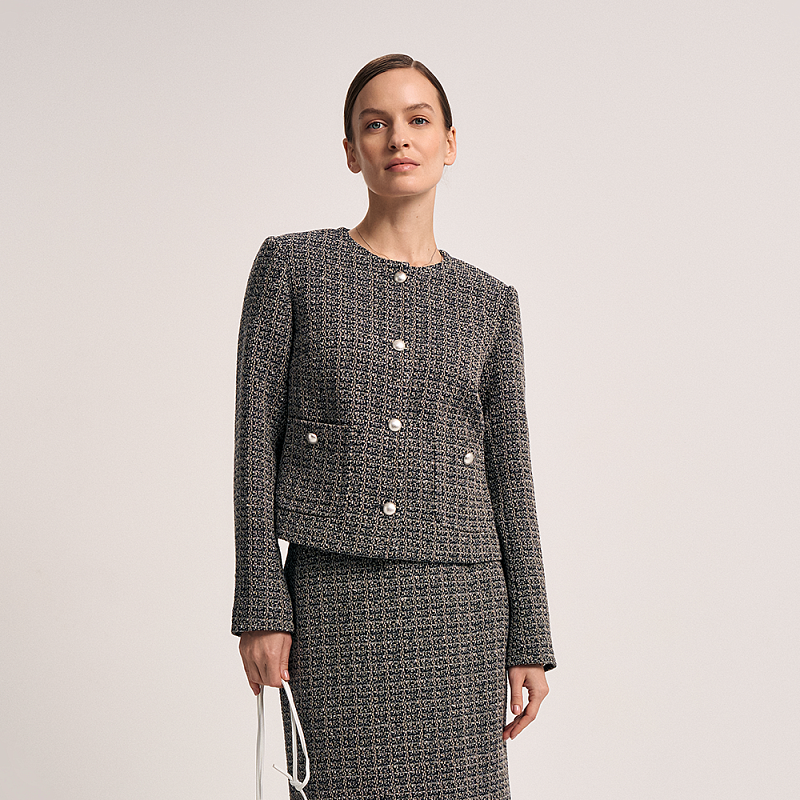 Жакет О25.Ш02.044 полярная аврора