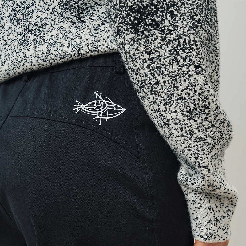 Брюки О24.Ш21.207/1 тёмный шерл