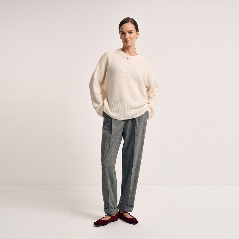 Пуловер О25.Т80.261/1 полярная луна