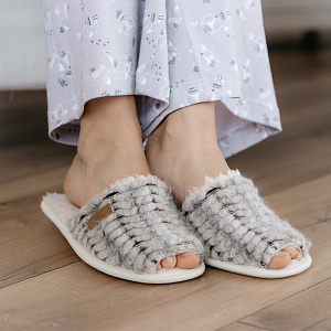 Домашние тапочки Соренто косичка