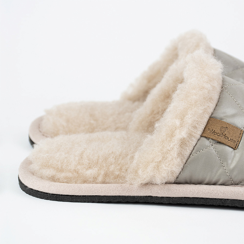 Домашние тапочки Камо бежевый