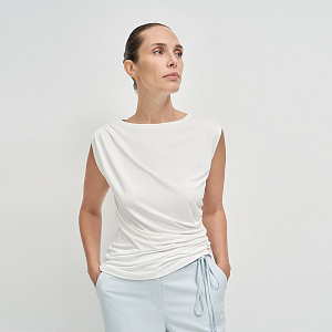 Блуза (топ) В26.Ш46.528/1 акварельные белила