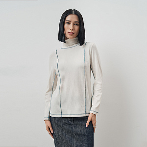 Блуза О24.Ш44.387 белый перламутр