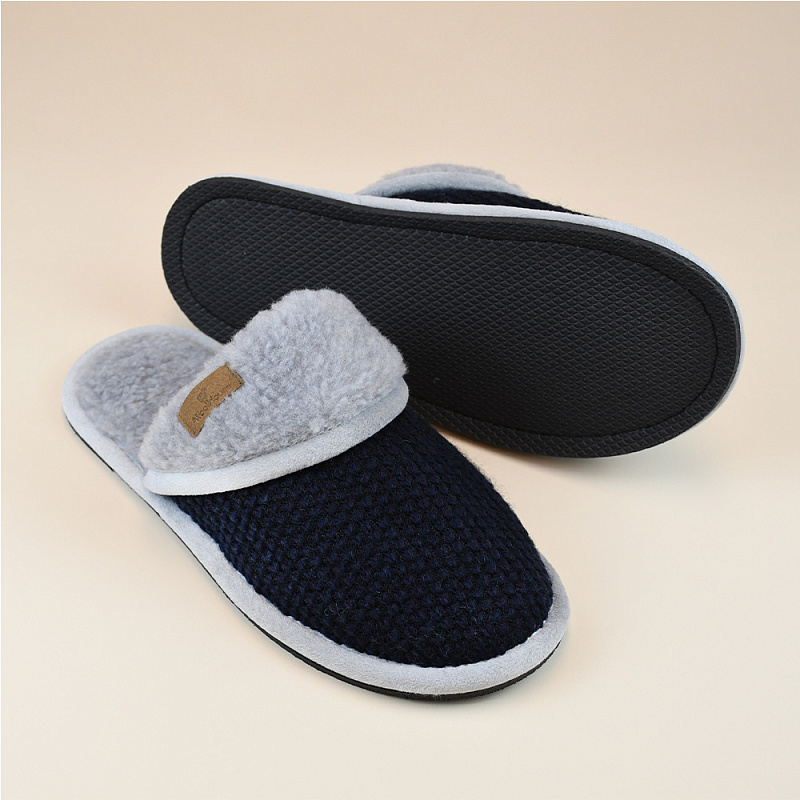 Домашние тапочки Мелс синий