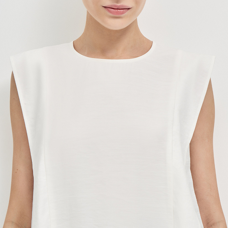 Блуза В26.Ш41.551 белый алмаз