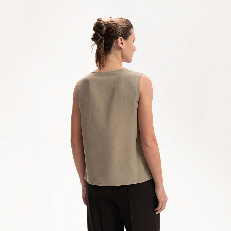 Блуза (топ) О25.Ш46.507/2 оливковая пастель