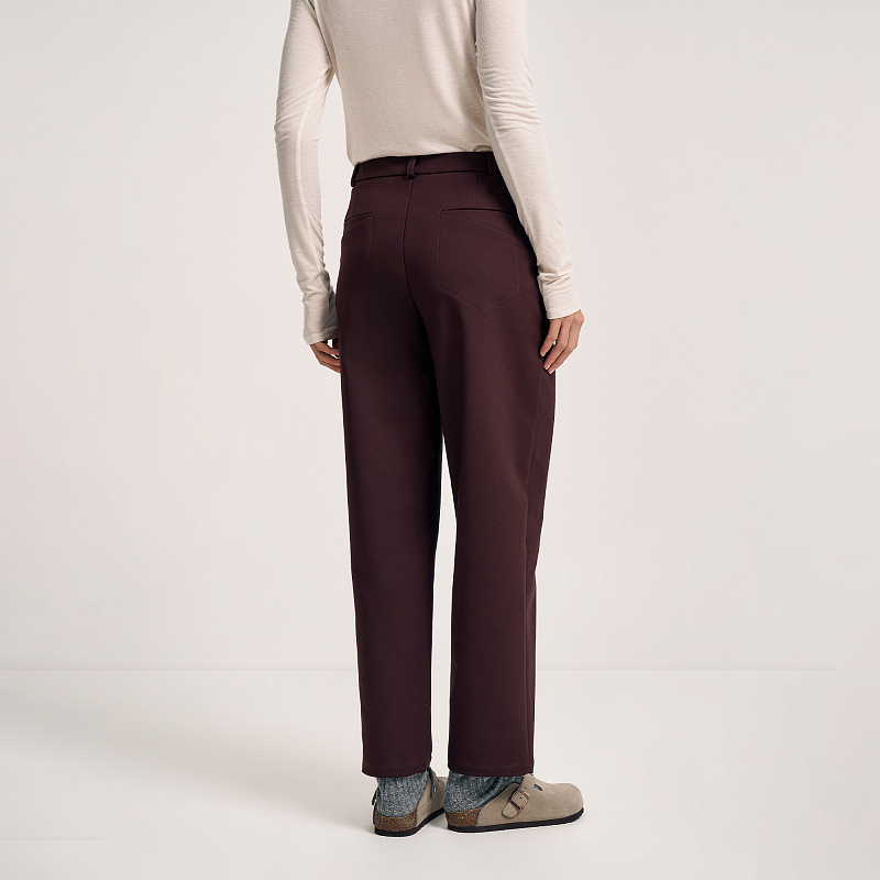 Брюки О25.Ш21.261 бордовый кармин