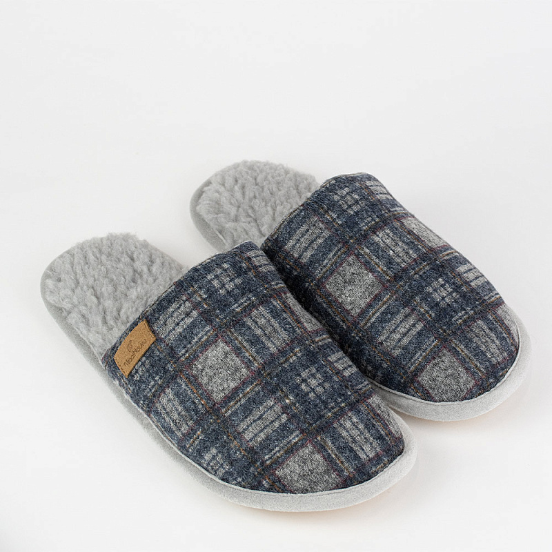 Домашние тапочки Нордик синий