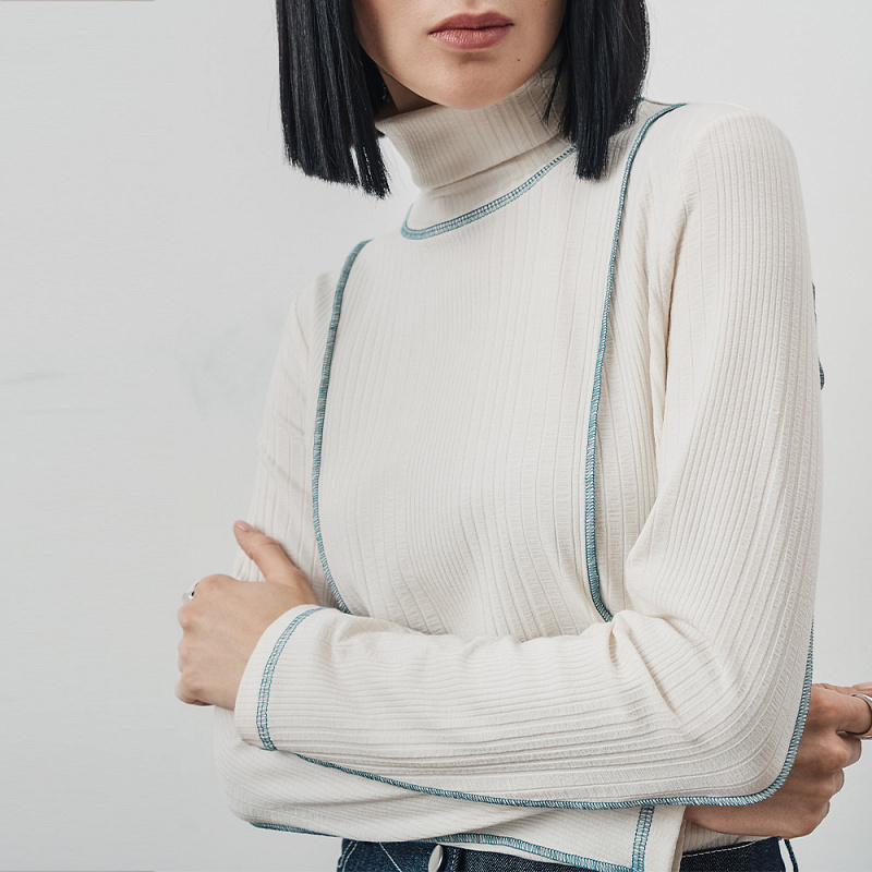 Блуза О24.Ш44.387 белый перламутр