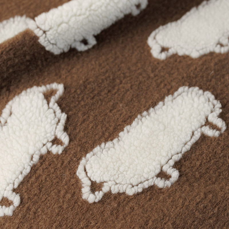 Плед Агнелло коричневый/1