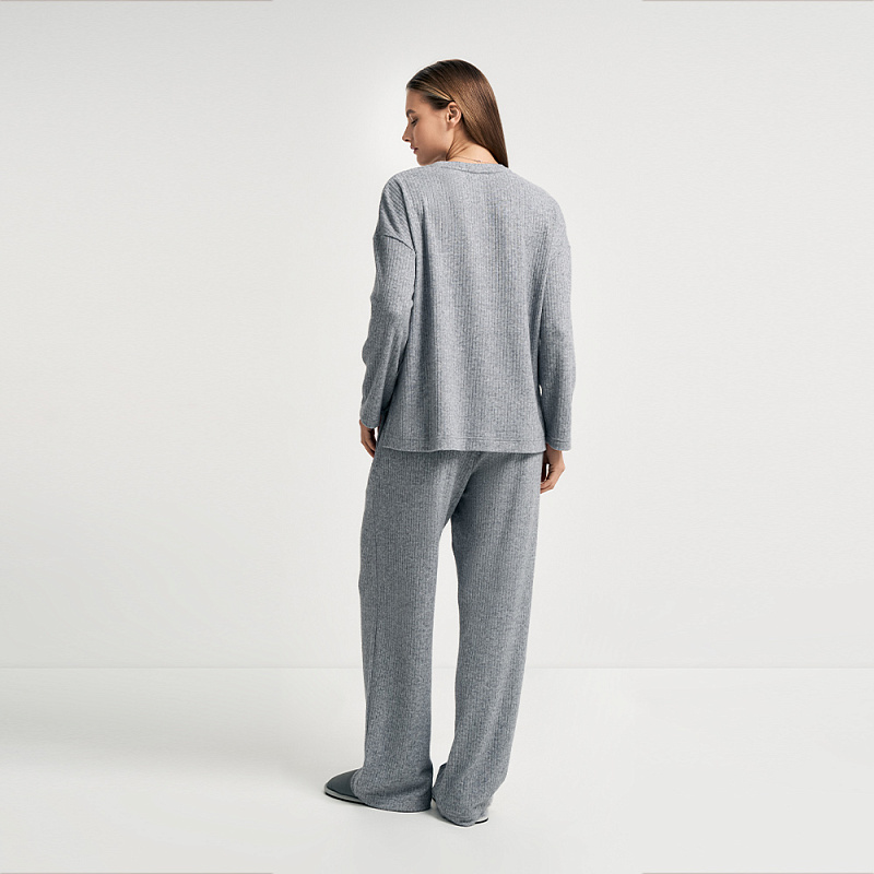 Костюм Серебристый туман (блуза+брюки)