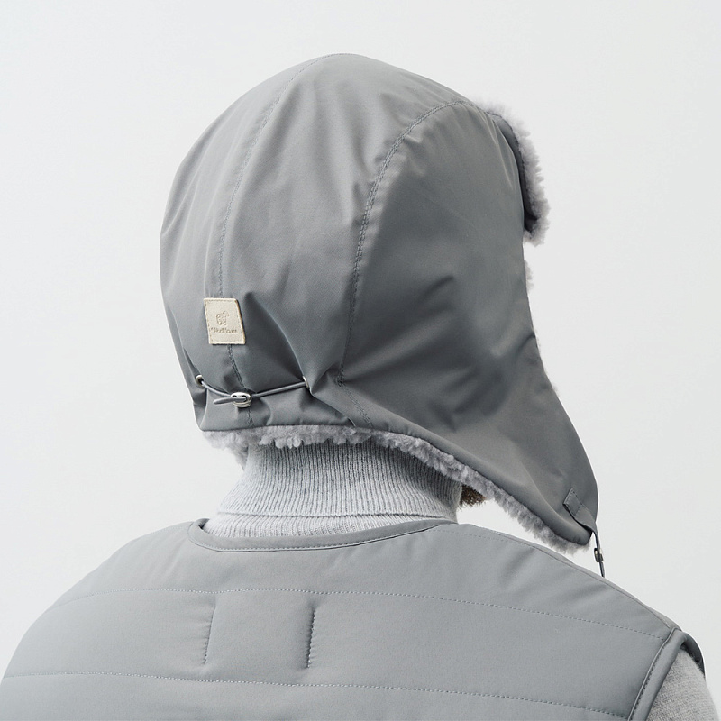 Шапка Ника серый