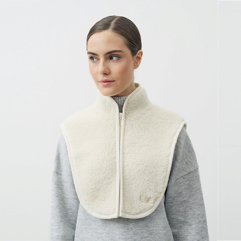 Повязка (воротник меховой) Лила белый