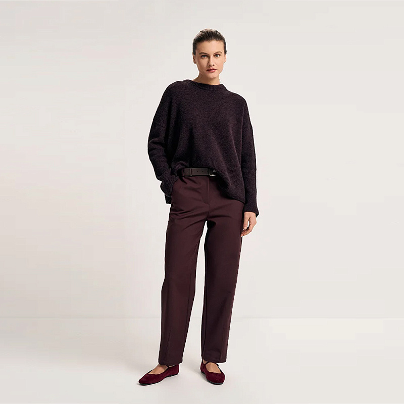 Брюки О25.Ш21.261 бордовый кармин