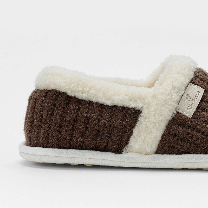 Домашние тапочки Терма коричневый