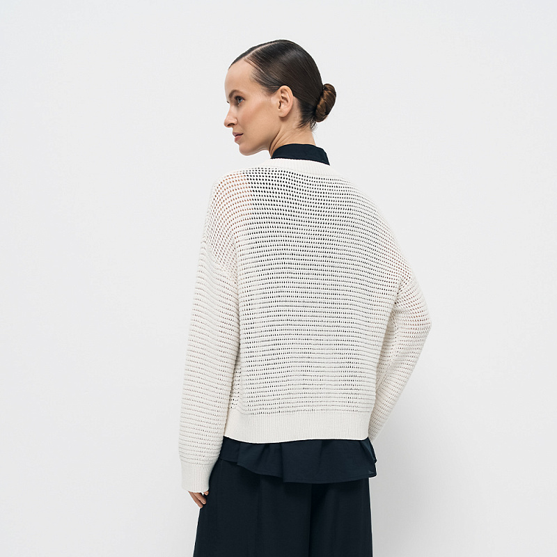 Жакет В25.TИ84.018 белый лён