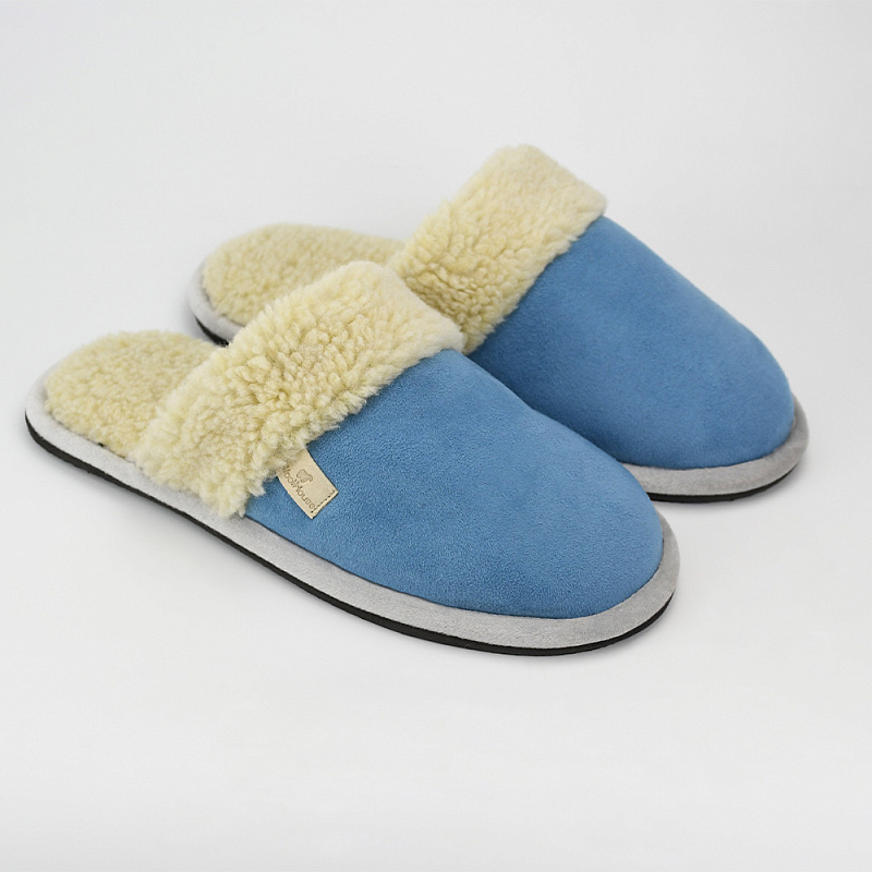 Домашние тапочки Терра голубой