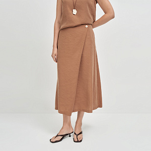 Юбка В26.Ш33.075 бархатная сиена