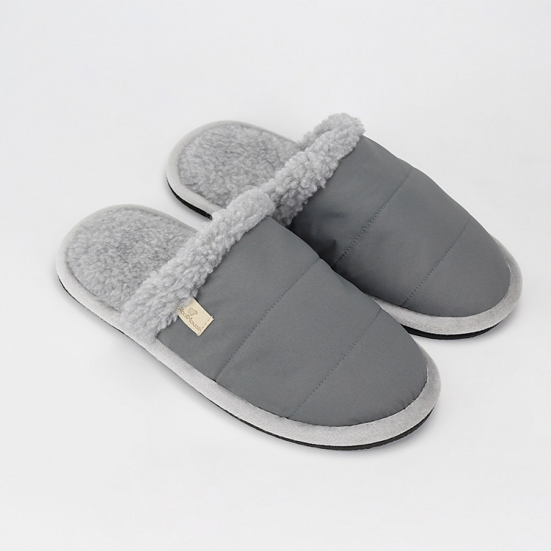 Домашние тапочки Гендри серый