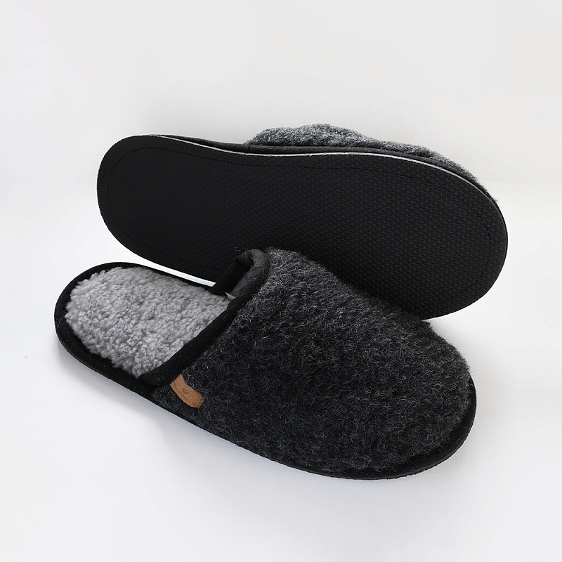 Домашние тапочки Тайга серый