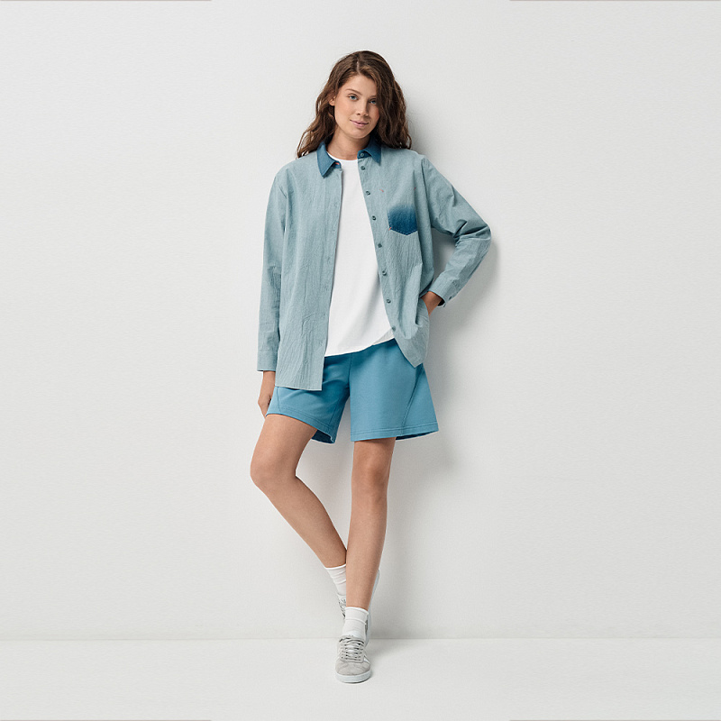 Блуза WВ25.Ш42.411 голубой мираж