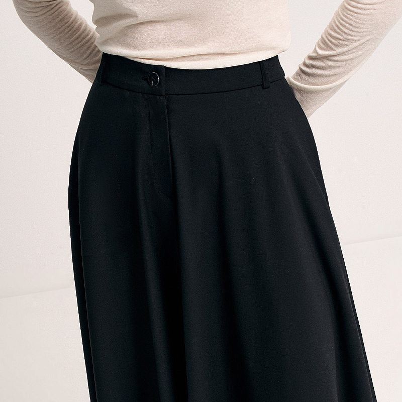 Юбка О25.Ш30.081 бесконечный чёрный