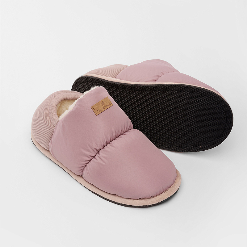 Домашние тапочки Юта пудровый