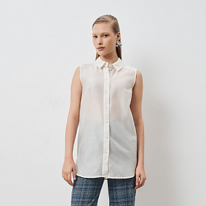 Блуза (топ) О24.Ш46.375 белая ваниль